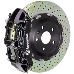 Kies-Motorsports Brembo Brembo 15-18 M3 Excl CC Brake Fr GT BBK 6Pis Cast 365x34 2pc Rotor Drilled-Black