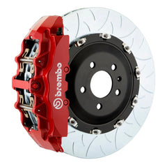Kies-Motorsports Brembo Brembo 17-23 530i/530i xDrive Fr GT BBK 6Pis Cast 380x34 2pc Rotor Slotted Type3-Red
