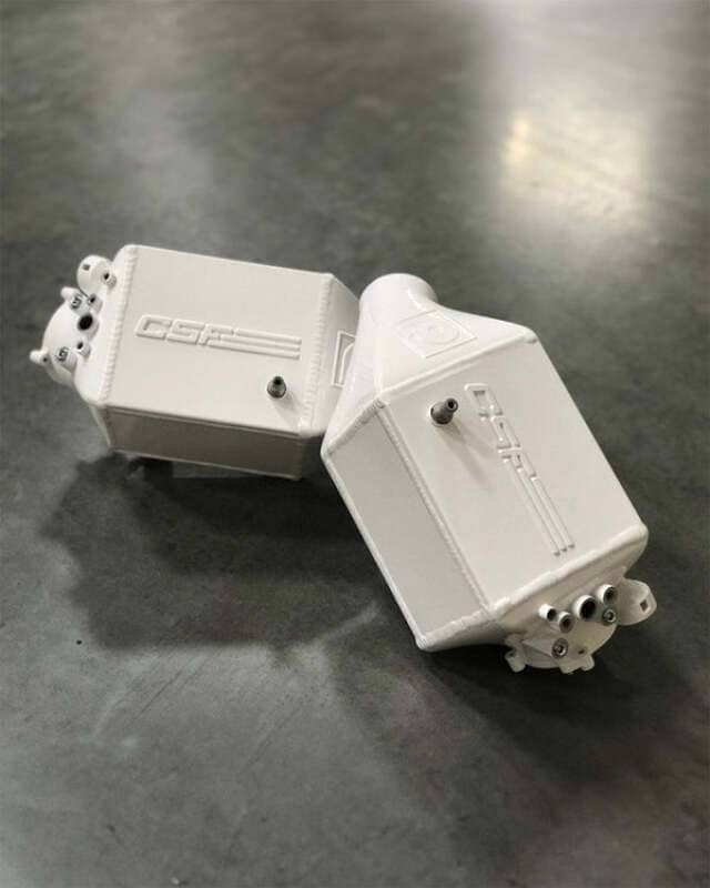 Kies-Motorsports CSF CSF 12-16 BMW M5 (F10) / 12-18 BMW M6 (F06/F12/F13) Twin Charge-Air-Cooler Set - Alpine White