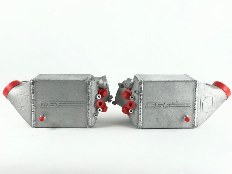 Kies-Motorsports CSF CSF 12-16 BMW M5 (F10) / 12-18 BMW M6 (F06/F12/F13) Twin Charge-Air-Cooler Set - Raw Finish