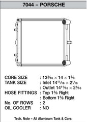 Kies-Motorsports CSF CSF 96-04 Porsche Boxster (986) Radiator (Fits Left & Right Side)