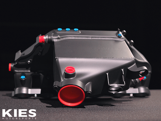 Kies-Motorsports CSF CSF BMW M2/M3/M4 S58 Comp & Non-Comp (G8X) Charge-Air Cooler Manifold - Thermal Dispersion Black