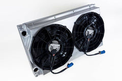 Kies-Motorsports CSF CSF Motorsport Radiator with Shroud - 14in SPAL Brushless Fans - Harnesses