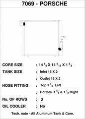 Kies-Motorsports CSF CSF Porsche 911 Carrera (991.2)/Turbo/GT3/GT3 RS (991) Left Side Radiator