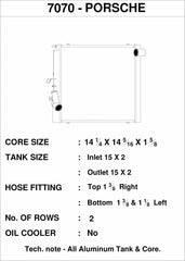 Kies-Motorsports CSF CSF Porsche 911 Carrera (991.2)/Turbo/GT3/GT3 RS (991) Right Side Radiator