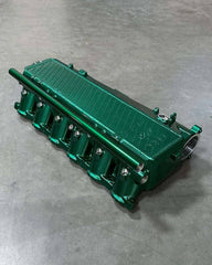 Kies-Motorsports CSF CSF Toyota A90/A91 Supra/ BMW G-Series B58 Charge-Air Cooler Manifold - Isle of Man Green
