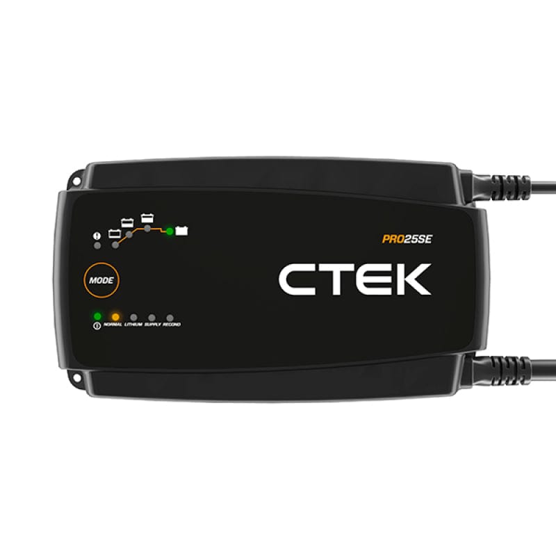 Kies-Motorsports CTEK CTEK PRO25SE Battery Charger - 50-60 Hz - 12V - 19.6ft Extended Charging Cable