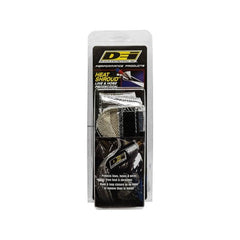 Kies-Motorsports DEI DEI Heat Shroud 1in I.D. x 3ft - Aluminized Sleeving - Hook and Loop Edge