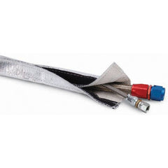 Kies-Motorsports DEI DEI Heat Shroud 1in I.D. x 3ft - Aluminized Sleeving - Hook and Loop Edge