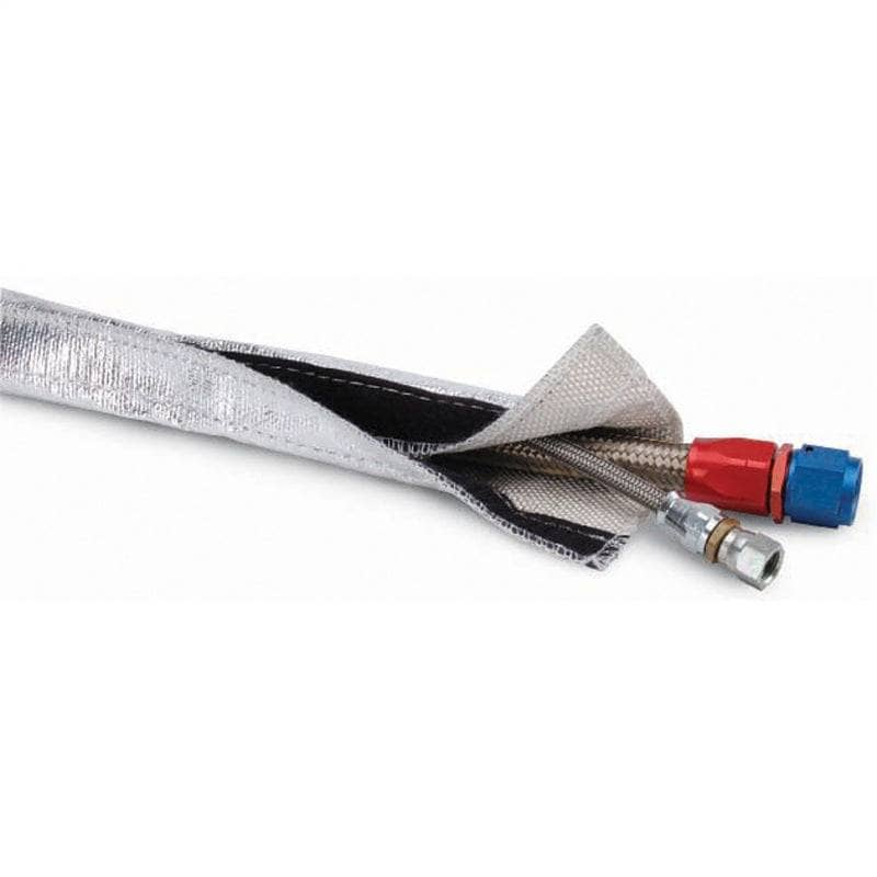 Kies-Motorsports DEI DEI Heat Shroud 1in I.D. x 3ft - Aluminized Sleeving - Hook and Loop Edge