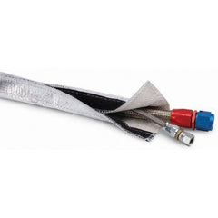 Kies-Motorsports DEI DEI Heat Shroud 1in I.D. x 3ft - Aluminized Sleeving - Hook and Loop Edge