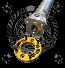 Kies-Motorsports East Coast Driveline 2013-2016 M5 4.4L-F10 F12 DCT, 2014-2019 M6 4.4L-F06, 2018 640i/650i 3.0L HD 1 Piece Carbon Fiber or Aluminum Driveshaft BMW OEM 26112284490, 26-11-2-284-490 DCT & Manual