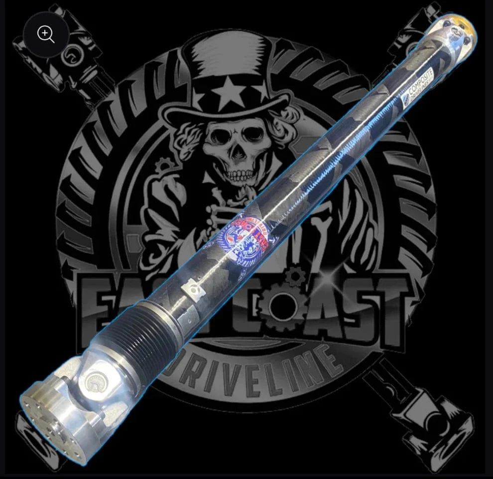 Kies-Motorsports East Coast Driveline 2013-2016 M5 4.4L-F10 F12 DCT, 2014-2019 M6 4.4L-F06, 2018 640i/650i 3.0L HD 1 Piece Carbon Fiber or Aluminum Driveshaft BMW OEM 26112284490, 26-11-2-284-490 DCT & Manual