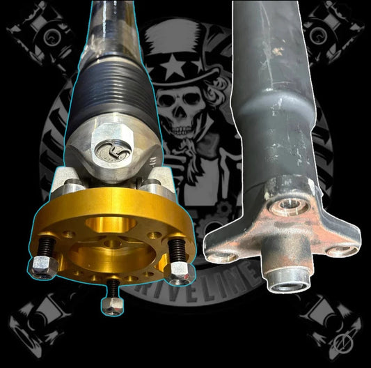 Kies-Motorsports East Coast Driveline 2014-2020 M4 F82 F83 S55 3.0L Convertible, Coupe, CS Coupe, GTS Coupe Custom 1 Piece Carbon Fiber or Aluminum Driveshaft- 26118090631