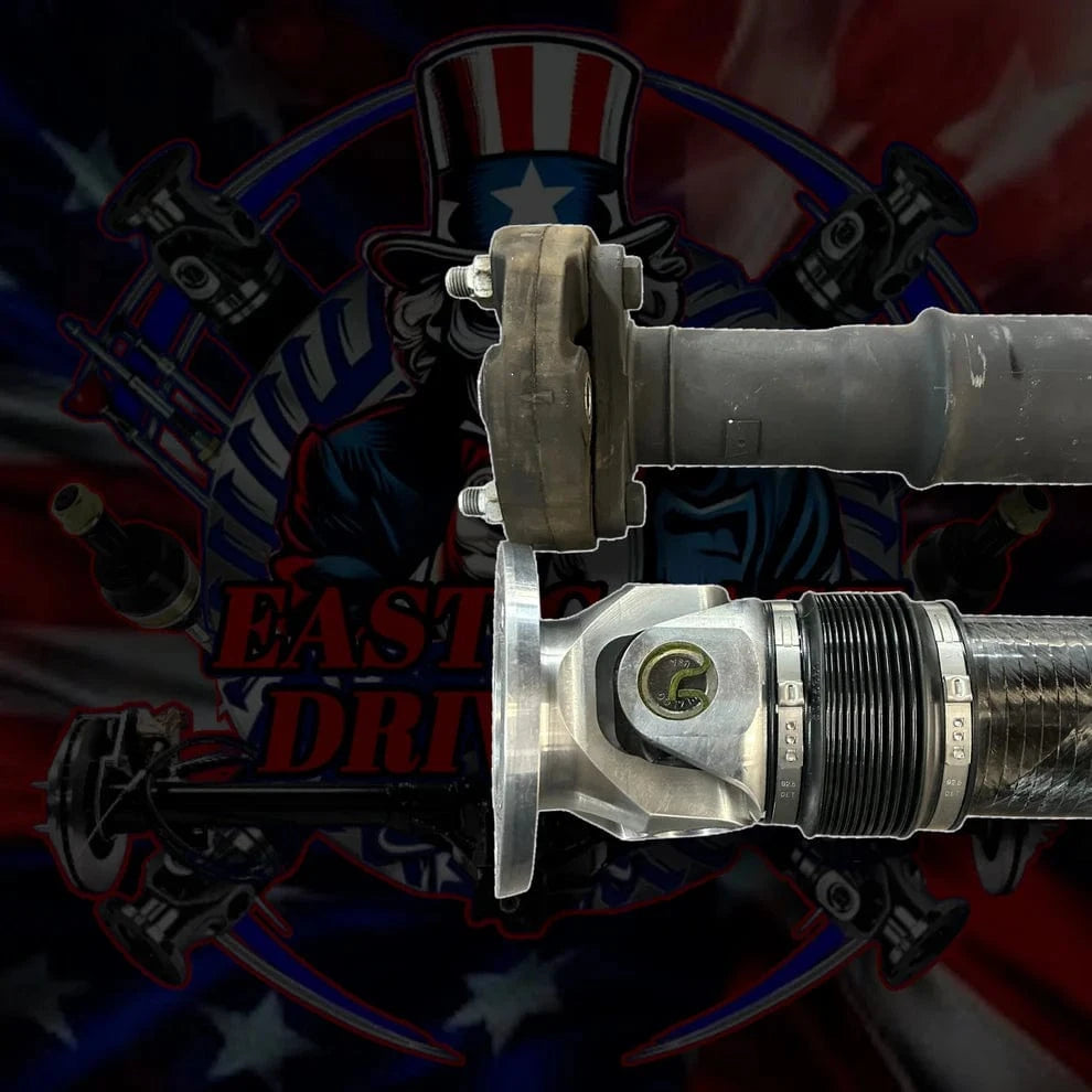 Kies-Motorsports East Coast Driveline 2019-2024 BMW M340i rwd 2021-2024 M440i G20/G22/G23/G26 HD 1 Piece Carbon Fiber or Aluminum Driveshaft . BMW OEM Part Number: 26109488375, 26-10-9-488-375