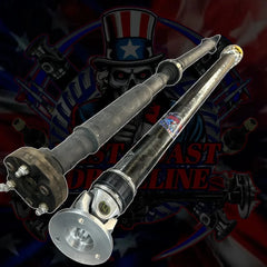 Kies-Motorsports East Coast Driveline 2019-2024 BMW M340i rwd 2021-2024 M440i G20/G22/G23/G26 HD 1 Piece Carbon Fiber or Aluminum Driveshaft . BMW OEM Part Number: 26109488375, 26-10-9-488-375