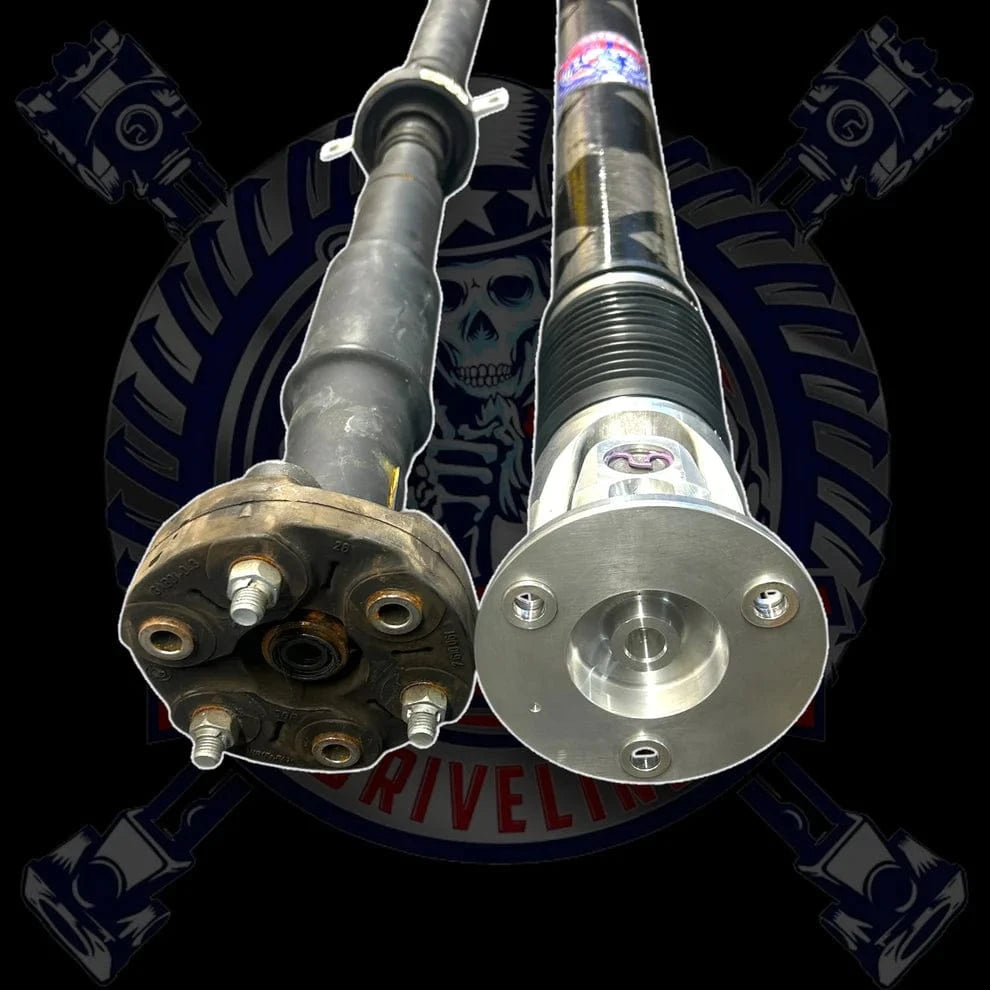 Kies-Motorsports East Coast Driveline 2019-2024 BMW M850i xDrive -26108486546- G14/G15 Coupe 4.4L V8 HD 1 Piece Carbon Fiber or Aluminum Driveshaft. Replaces BMW 26108486546, 26-10-8-486-546, 8485739, 8-485-739