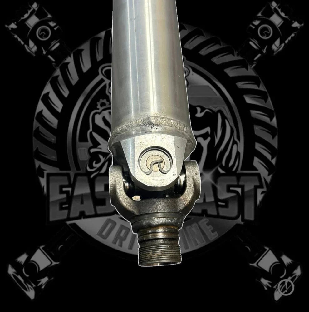 Kies-Motorsports East Coast Driveline 2020-2023 BMW M8 Automatic AWD Gran Coupe 4.4L V8 HD 1 Piece Carbon Fiber or Aluminum Driveshaft. BMW OEM 26-11-8-089-857 / 26118089857