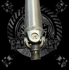 Kies-Motorsports East Coast Driveline 2020-2023 BMW M8 Automatic AWD Gran Coupe 4.4L V8 HD 1 Piece Carbon Fiber or Aluminum Driveshaft. BMW OEM 26-11-8-089-857 / 26118089857