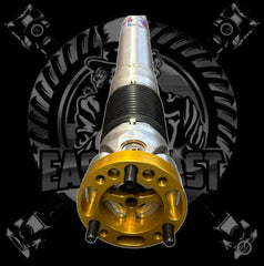 Kies-Motorsports East Coast Driveline 2020-2023 BMW M8 Automatic AWD Gran Coupe 4.4L V8 HD 1 Piece Carbon Fiber or Aluminum Driveshaft. BMW OEM 26-11-8-089-857 / 26118089857