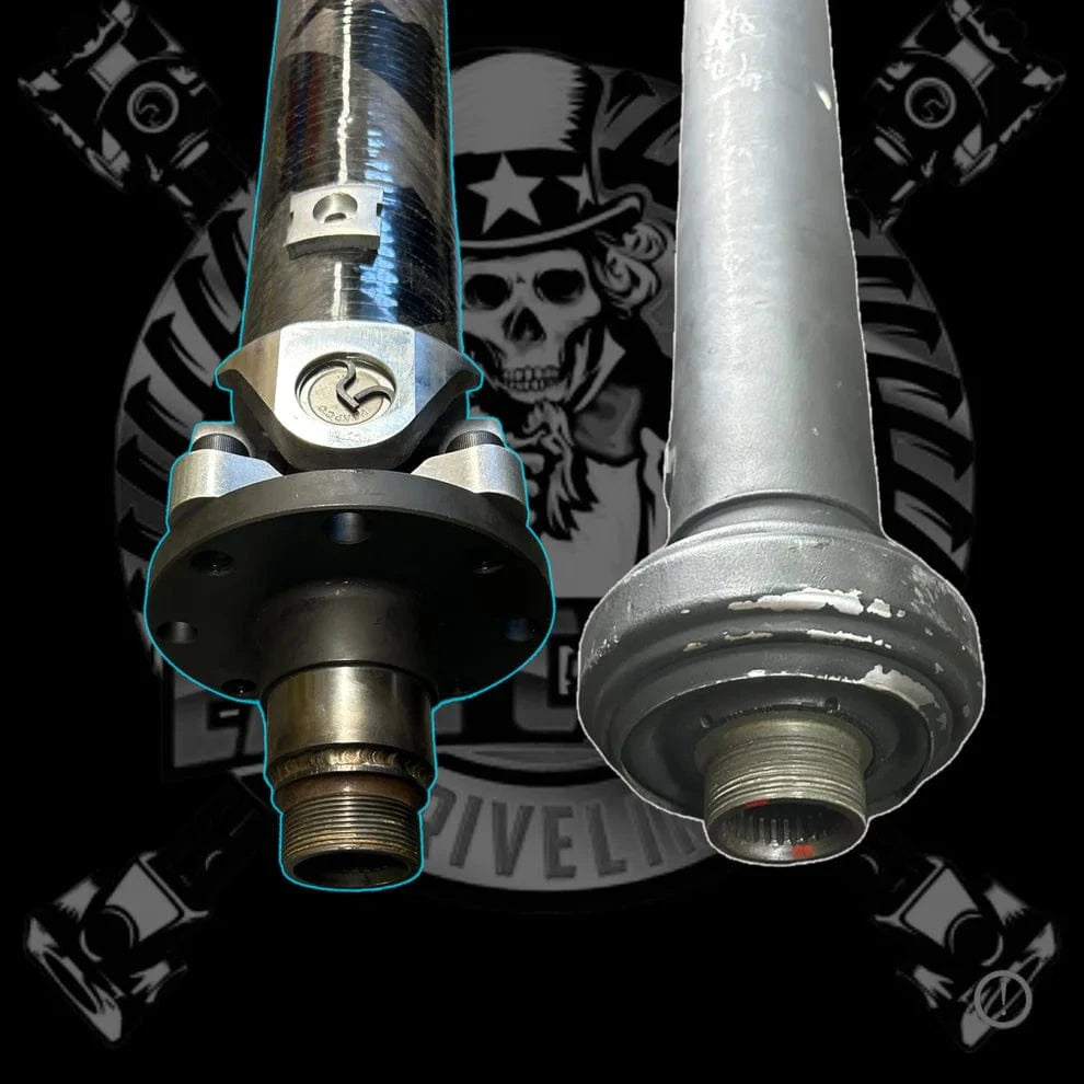 Kies-Motorsports East Coast Driveline 2020-2023 BMW x5 F95/ x6 F96 M 4.4L/3.0L HD 1 Piece Carbon Fiber or Aluminum Driveshaft BMW - 26107855834 - (26-10-7-855-834)