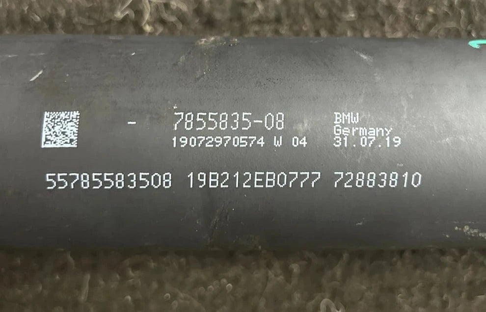 Kies-Motorsports East Coast Driveline 2020-2023 BMW x5 F95/ x6 F96 M 4.4L/3.0L HD 1 Piece Carbon Fiber or Aluminum Driveshaft BMW - 26107855834 - (26-10-7-855-834)