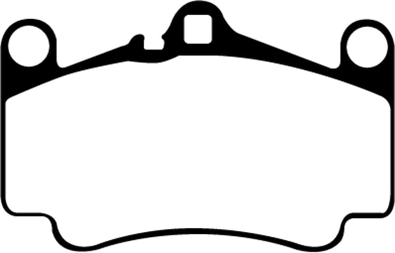 Kies-Motorsports EBC EBC 03-05 Porsche 911 (996) (Cast Iron Rotor only) 3.6 Carrera 4S Redstuff Front Brake Pads