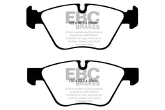 Kies-Motorsports EBC EBC 08-10 BMW 128 3.0 Greenstuff Front Brake Pads