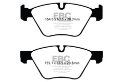Kies-Motorsports EBC EBC 09+ BMW Z4 3.0 (E89) Greenstuff Front Brake Pads