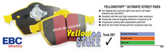 Kies-Motorsports EBC EBC 13+ BMW X1 3.0 Turbo (35i) Yellowstuff Rear Brake Pads