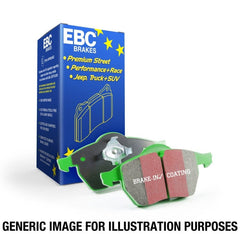 Kies-Motorsports EBC EBC 2017+ Mini Cooper Countryman (F60) 1.5L Turbo Greenstuff Front Brake Pads