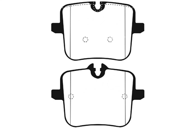 Kies-Motorsports EBC EBC 2018+ BMW M5 4.4TT (F90) Yellowstuff Rear Brake Pads