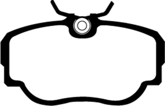 Kies-Motorsports EBC EBC 83-85 BMW 318 1.8 (E30) Yellowstuff Front Brake Pads