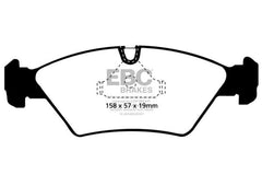 Kies-Motorsports EBC EBC 85-86 BMW 524 TD 2.4 TD (E28) Greenstuff Front Brake Pads