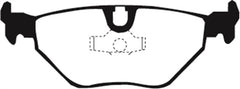 Kies-Motorsports EBC EBC 87-91 BMW M3 2.3 (E30) Redstuff Rear Brake Pads