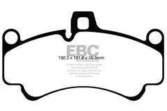 Kies-Motorsports EBC EBC Brakes Greenstuff 2000 Series Sport Pads