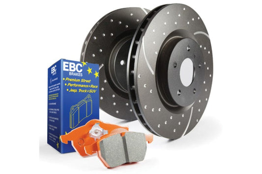 Kies-Motorsports EBC EBC S8 Kits Orangestuff Pads and GD Rotors