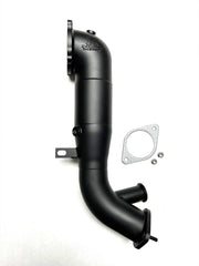 Kies-Motorsports Evolution Racewerks Competition Series 4" Catless Downpipe for the 2016+ Alfa Giulia / Stelvio 2.0L