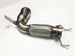 Kies-Motorsports Evolution Racewerks Competition Series 4" Catless Downpipe for the 2016+ X1/X2/2 Series Gran Coupe B46 US Spec (4 Cylinder) Engine