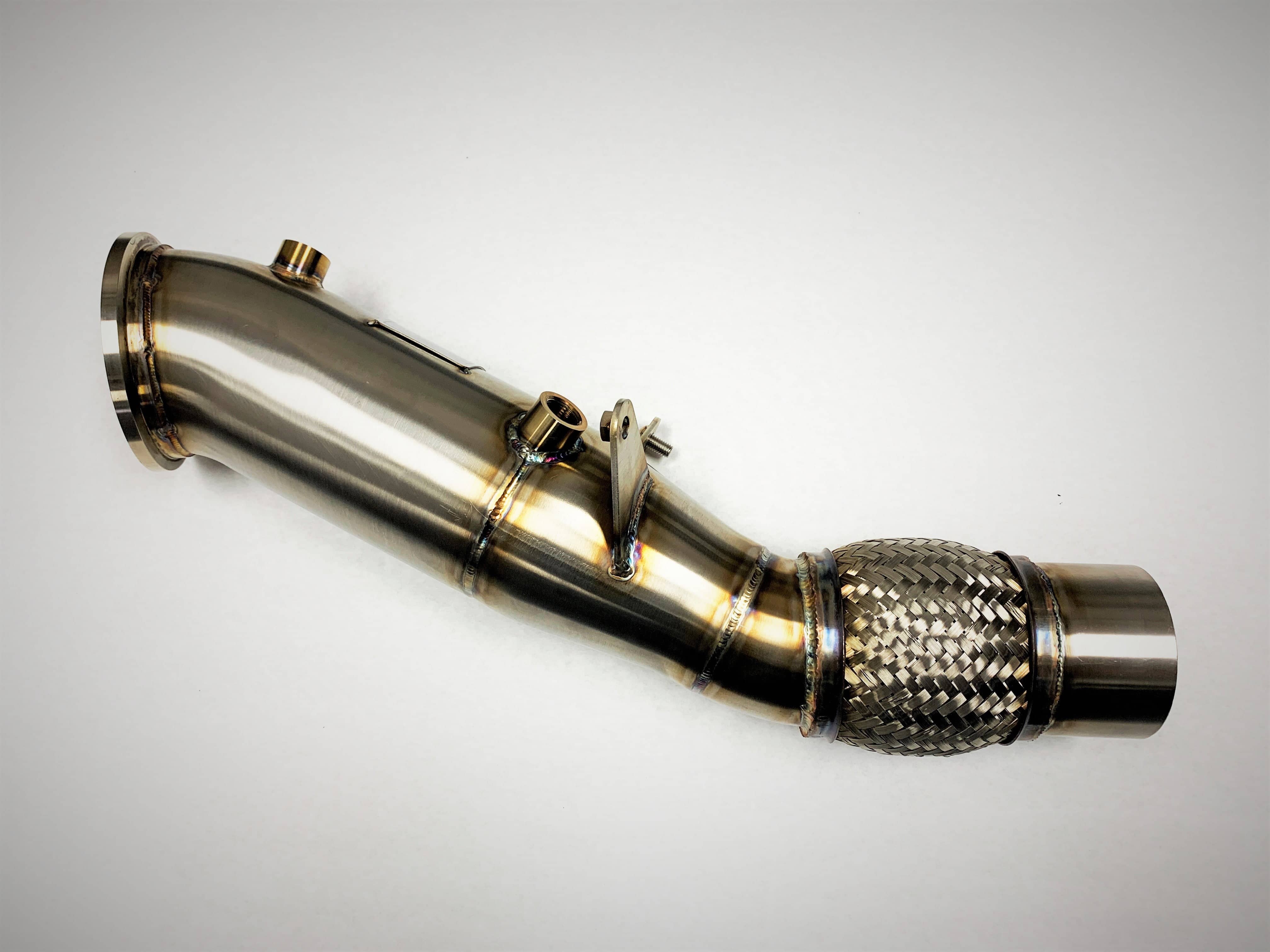 Kies-Motorsports Evolution Racewerks Sports Series 4" High Flow Catted Downpipe for the 2020+ Toyota Supra 2.0 B48 EU/Asia Spec Engine