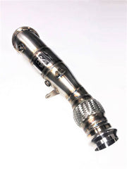 Kies-Motorsports Evolution Racewerks Sports Series 4" High Flow Catted Downpipe for the 2021+ Toyota Supra 2.0 B46 US Spec Engine