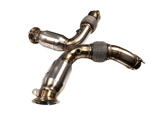 Kies-Motorsports Evolution Racewerks Sports Series High Flow Catted Primary Downpipe 2025+ M5 S68 Engine