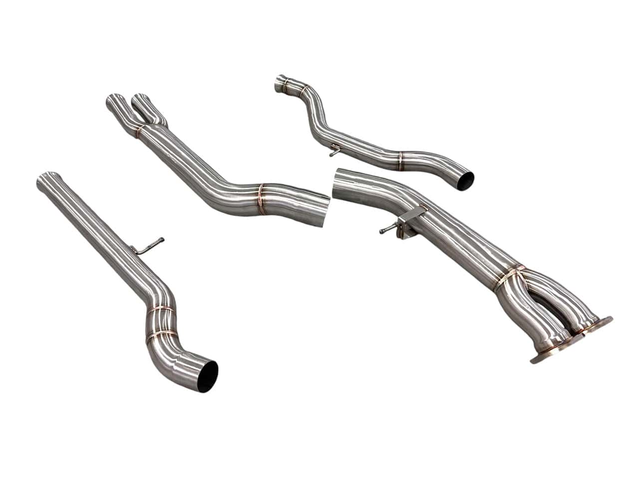 Kies-Motorsports Extreme Powerhouse MAD BMW F8x M3 M4 Single Midpipe (Brace Included)