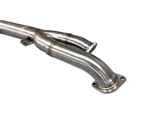 Kies-Motorsports Extreme Powerhouse MAD BMW G87 M2 S58 Non-Resonated Single Midpipe (Brace Included)