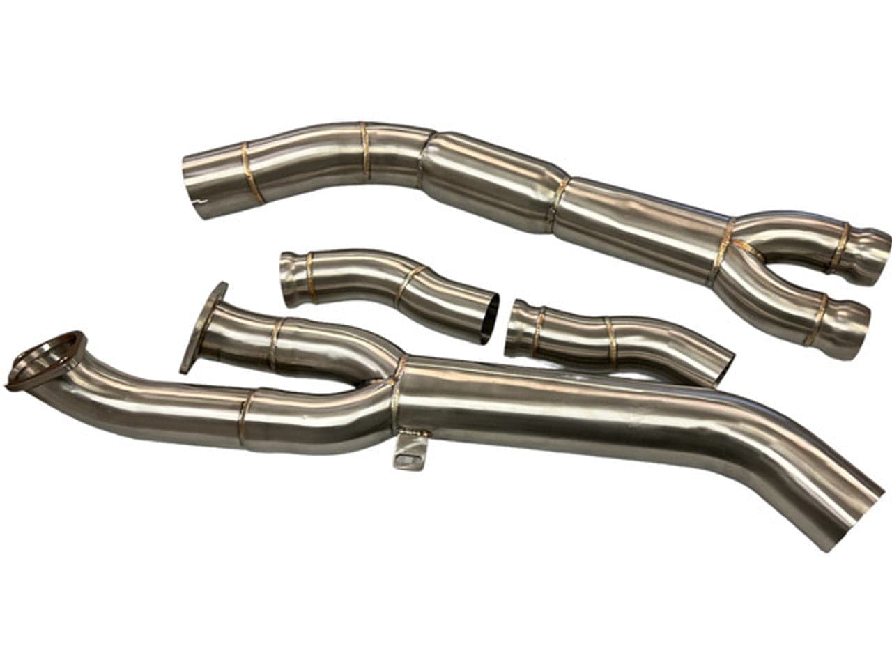 Kies-Motorsports Extreme Powerhouse MAD BMW G8x M3 M4 S58 Resonated Single Midpipe (Brace Included)