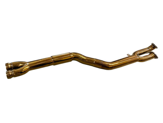 Kies-Motorsports Extreme Powerhouse MAD BMW M3 M4 S58 G80 G82 Resonated Single Midpipe Titanium - MAD-097