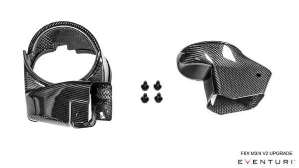 Kies-Motorsports Fabspeed Motorsports Eventuri BMW F8X M3 / M4 Black Carbon V2 Sealed Duct Upgrade