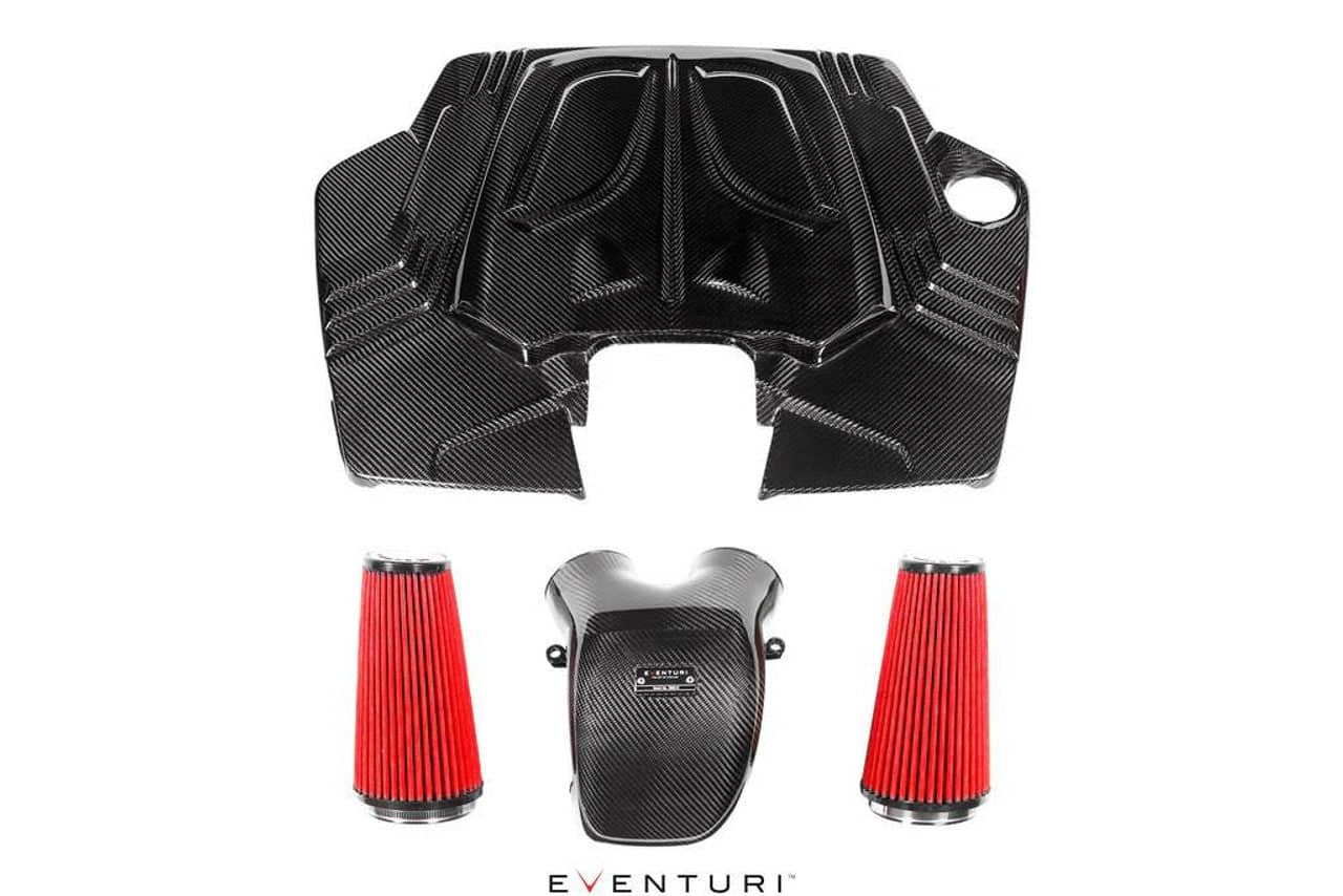 Kies-Motorsports Fabspeed Motorsports Eventuri Porsche Cayenne 3.0 Turbo V6 Black Carbon Intake System