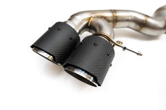 Kies-Motorsports Fabspeed Motorsports Fabspeed BMW M5 F90 Muffler Bypass Pipes with Quad Style Tips
