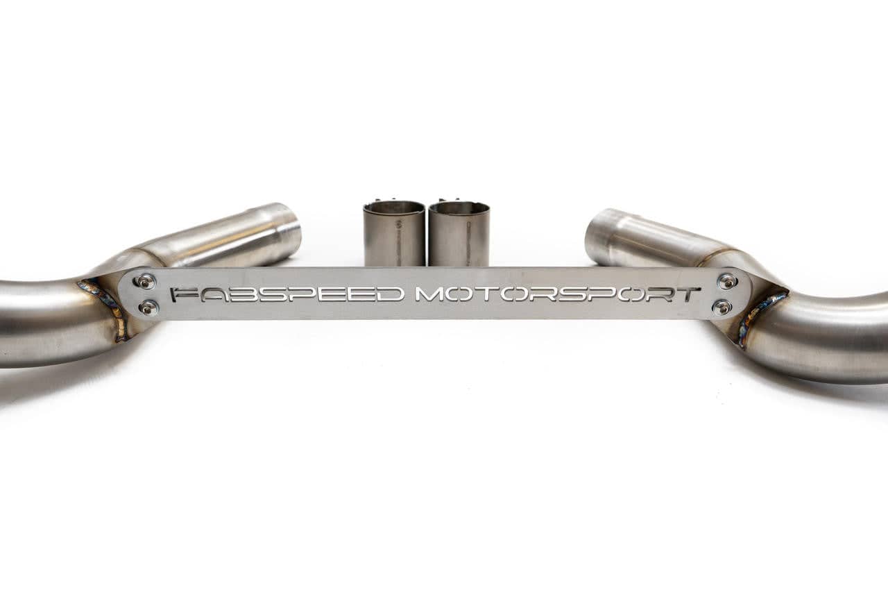 Kies-Motorsports Fabspeed Motorsports Fabspeed BMW M5 F90 Muffler Bypass Pipes with Quad Style Tips